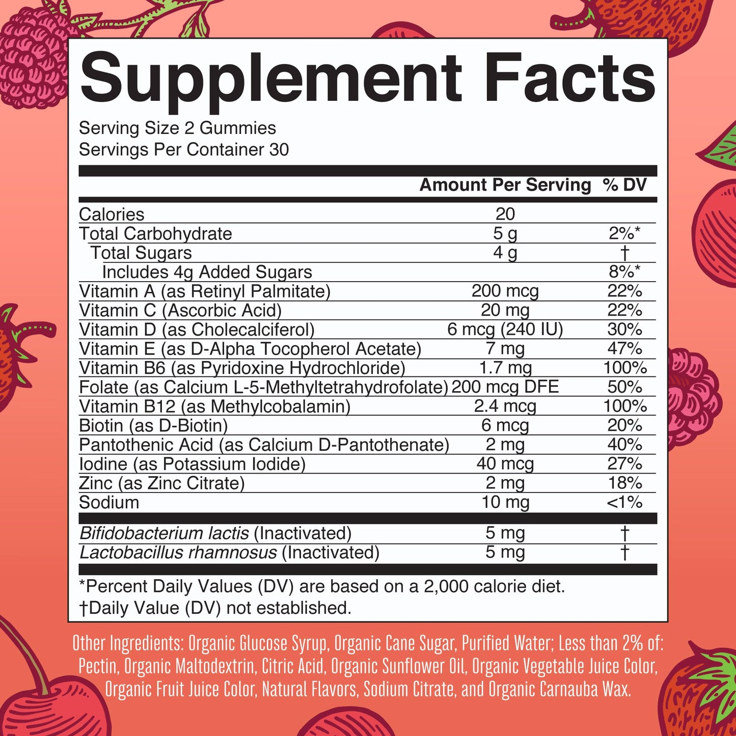 MaryRuth Organics Kids Vitamins – USDA Organic Multivitamin Gummies with Postbiotics (Ages 4+) | Vegan, Non-GMO | 60 Count