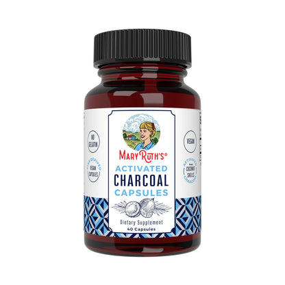 MaryRuth Organics Activated Charcoal Capsules – Vegan, Non-GMO, Gluten Free (40 Count)
