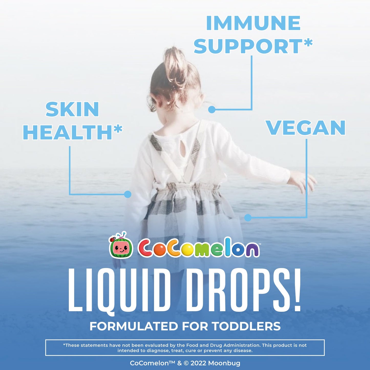 MaryRuth Organics Cocomelon Toddler Liquid Zinc – Sugar Free, USDA Organic | 1 Fl Oz
