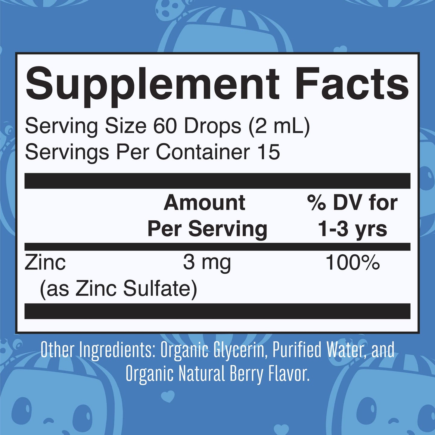 MaryRuth Organics Cocomelon Toddler Liquid Zinc – Sugar Free, USDA Organic | 1 Fl Oz