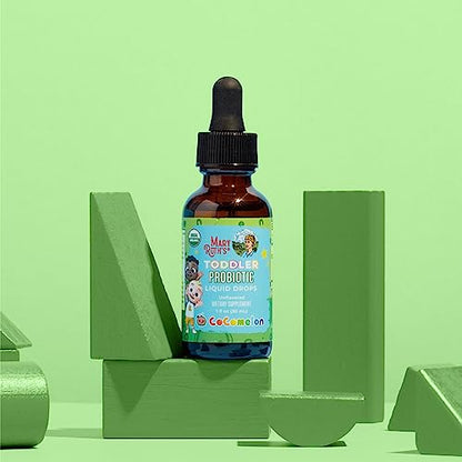 MaryRuth Organics Cocomelon Toddler Probiotic Liquid Drops – 1 oz | 150 Billion CFU | 5 Strains | USDA Organic