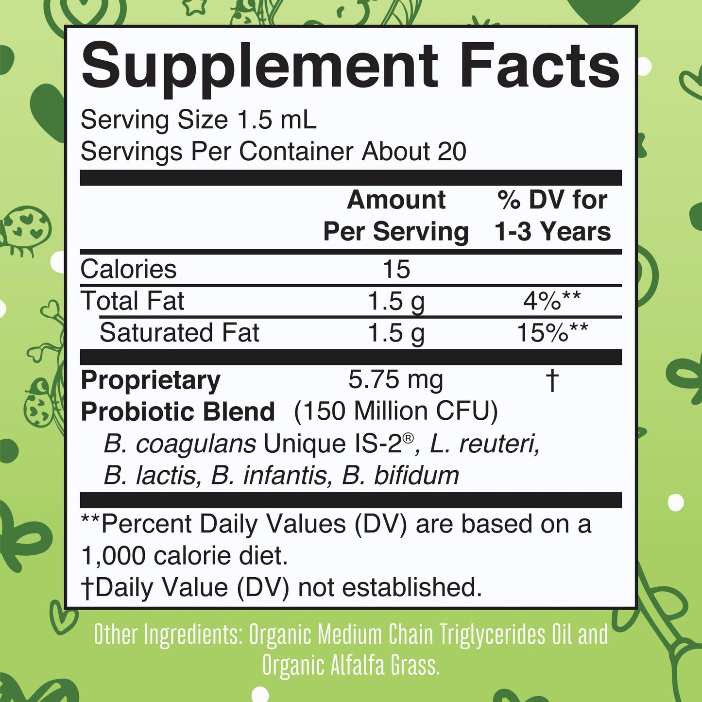MaryRuth Organics Cocomelon Toddler Probiotic Liquid Drops – 1 oz | 150 Billion CFU | 5 Strains | USDA Organic