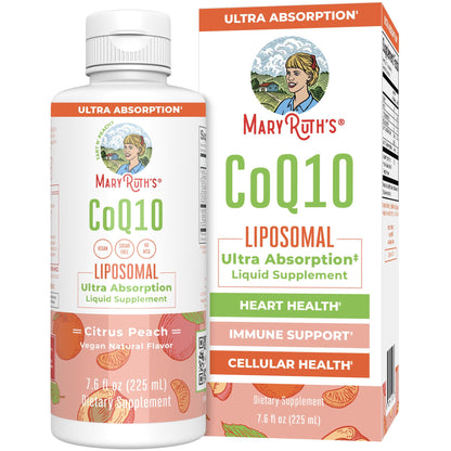 MaryRuth Organics CoQ10 Liquid Vitamin – Heart Health, Vegan, 7.6 oz, 45 Servings