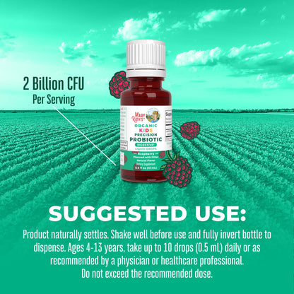 MaryRuth Organics USDA Organic Liquid Kids Probiotic Drops – Digestive Health, Immune Support, Vegan & Non-GMO | 30 Servings