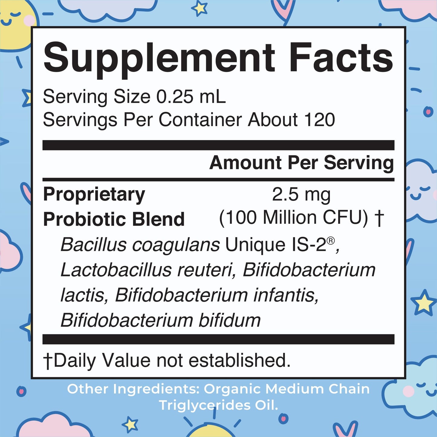 MaryRuth Organics USDA Organic Infant Liquid Probiotic Drops – 125 Servings | Baby Probiotic Drops