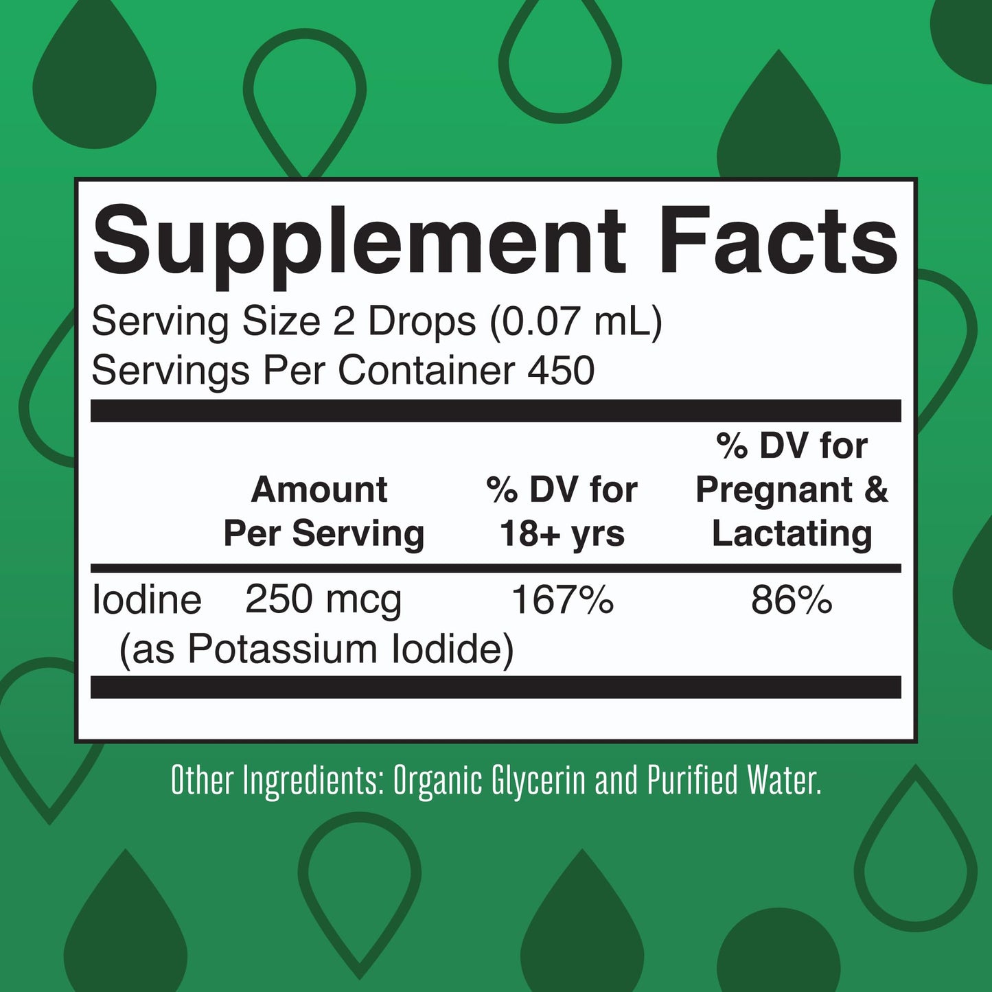 MaryRuth Organics Iodine Liquid Drops | Potassium Iodide, 1oz, 450 Servings, 1-Year Supply | Thyroid Health, USDA Organic, Vegan, Non-GMO, Gluten Free