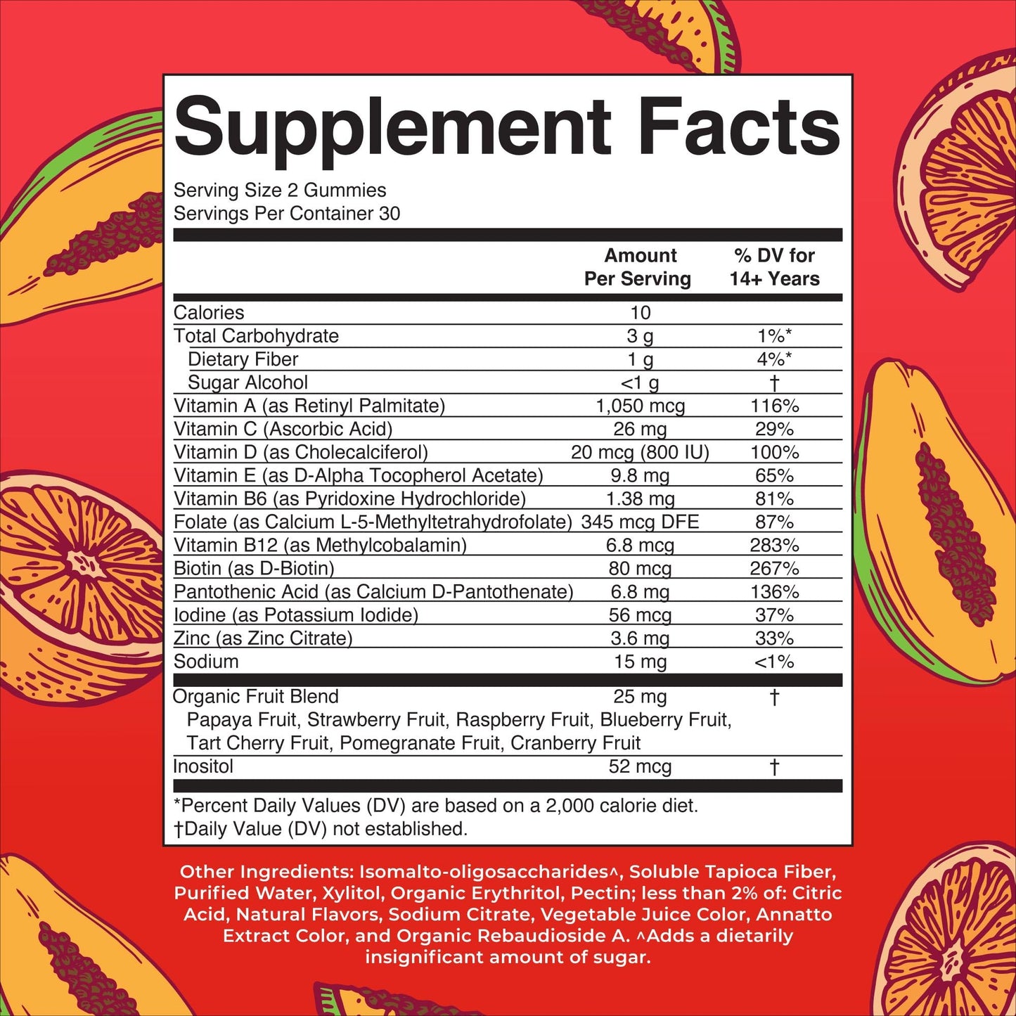 MaryRuth Organics Men's Multivitamin Gummies – Vegan, Non-GMO, Gluten Free | 60 Count