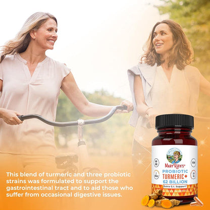 MaryRuth Probiotic Turmeric + GI Support | 62B CFU | 60 Count