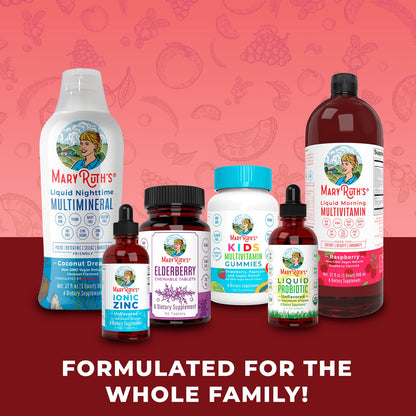 MaryRuth Organics Prenatal & Postnatal Omega-3 Liquid Drops - 800 mg DHA per Serving | 2 oz