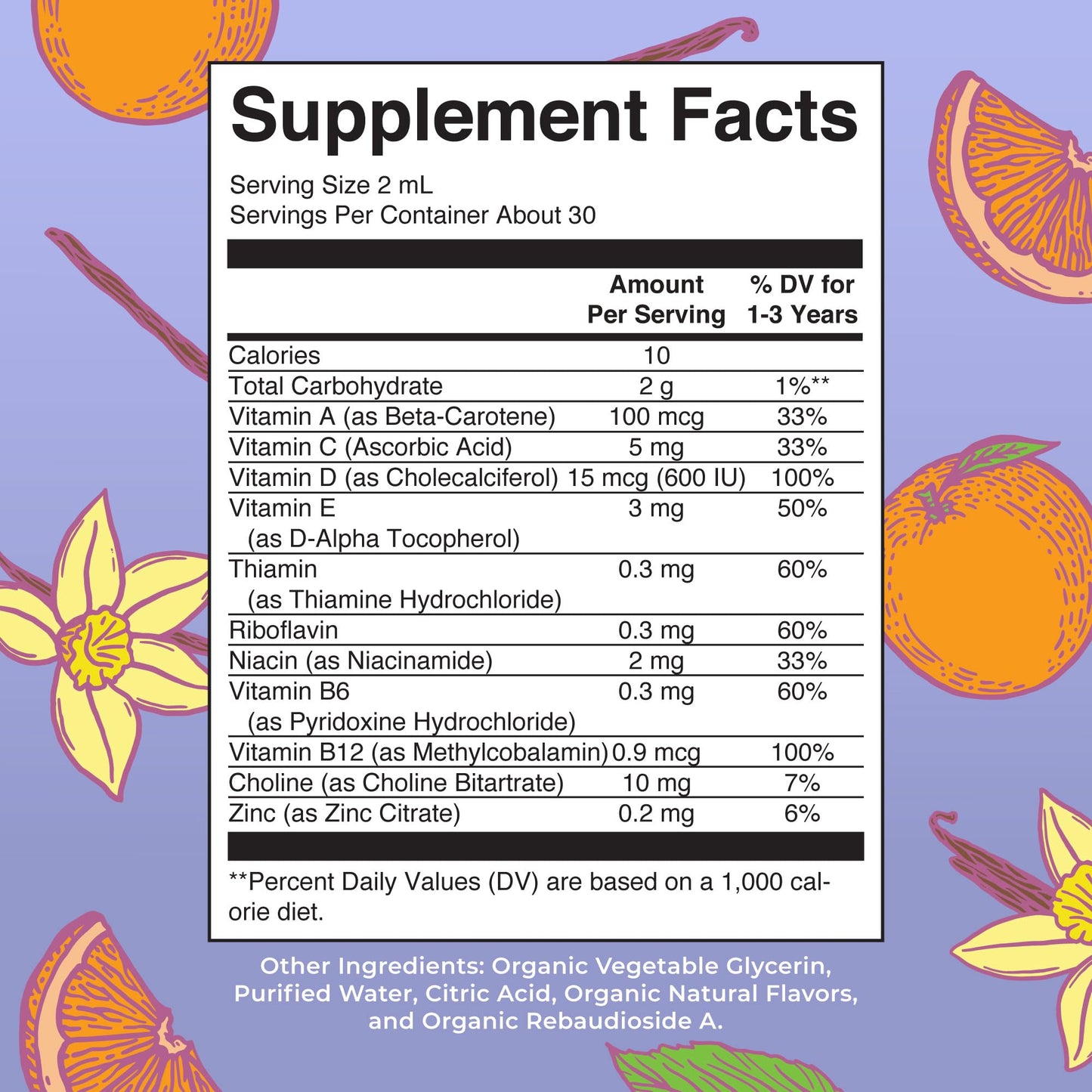 MaryRuth Organics Kids Multivitamin for Toddlers – USDA Organic | Toddler Vitamin Drops 1-3 Years | Vegan, Non-GMO, Gluten Free | 2 Fl Oz