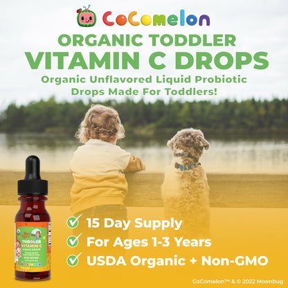 MaryRuth Organics Toddler Vitamin C Drops – USDA Organic Vitamin C Liquid for Ages 1-3 | Immune Support, Vegan & Non-GMO | 15 Servings