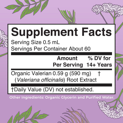 MaryRuth Organics Valerian Root Liquid Drops – 60 Servings | Sleep Support, Vegan, Non-GMO, Gluten Free
