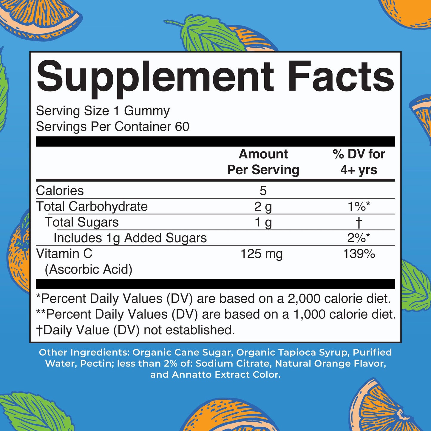 MaryRuth Organics Vegan Vitamin C Gummies – 60 Count, 2 Month Supply, Immune Support
