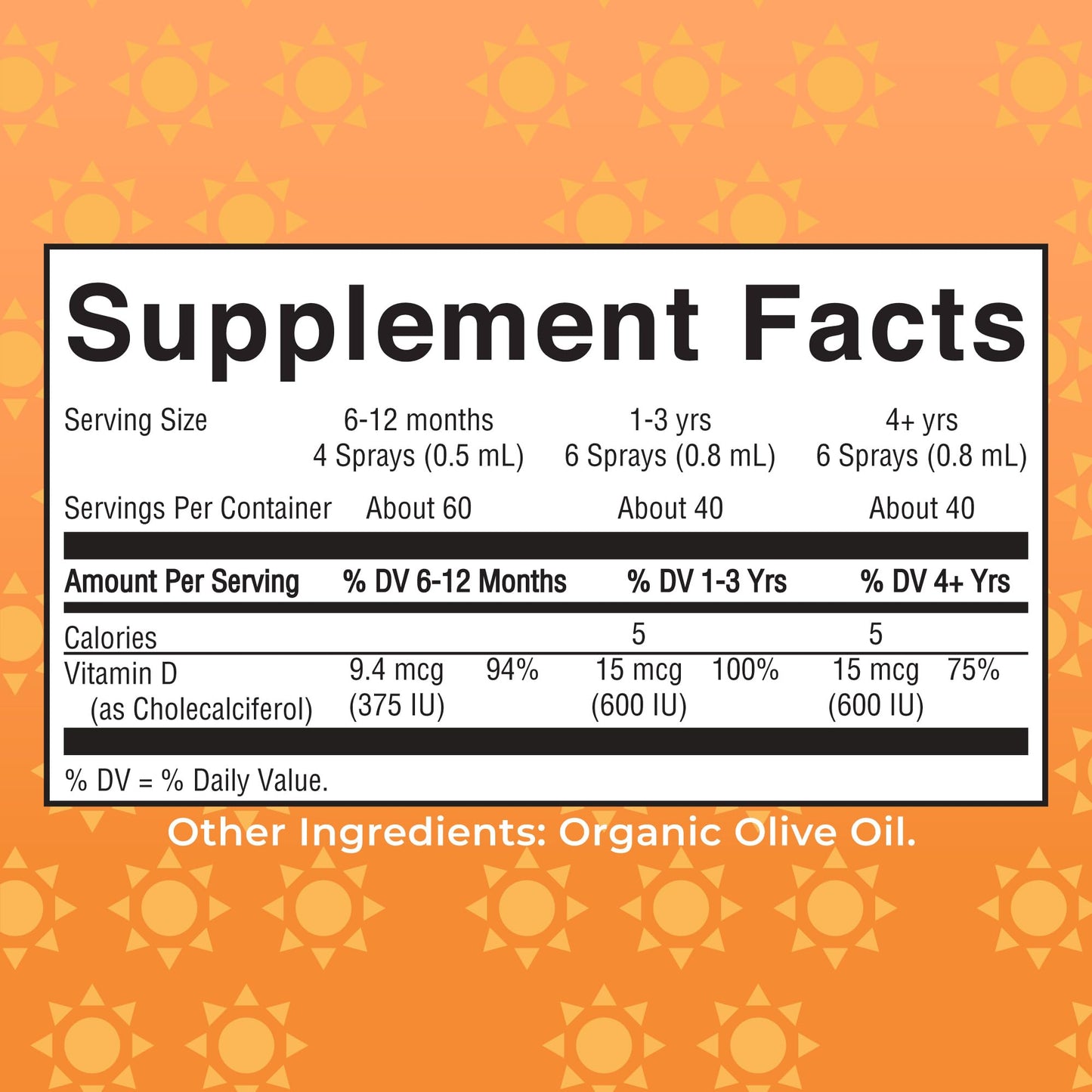 MaryRuth Organics Vitamin D USDA Organic | VIT D3 Liquid | Sugar Free | Liquid VIT D Spray Immune Support for Adults & Kids | Bone Health| Vegan | Gluten Free | Non-GMO | 30 Servings
