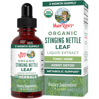MaryRuth Organics Stinging Nettle Leaf Extract – Detox Drops, USDA Organic, Vegan