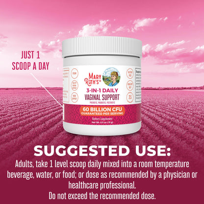 MaryRuth's 3-in-1 Probiotics for Women | Vaginal Health & Gut Microbiome | Vegan