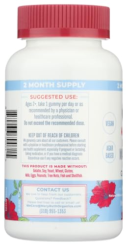 MaryRuth's Kids Magnesium Citrate Gummies – 60 Count, 2-Month Supply, Sugar Free, Vegan