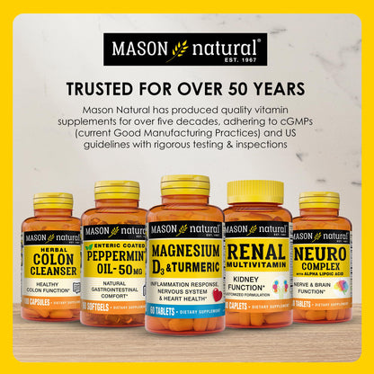 Mason Natural Vitamin B12 1000 mcg Quick Dissolve Tablets | Fast Absorption, Supports Energy & Nerve Function, 100 Tablets