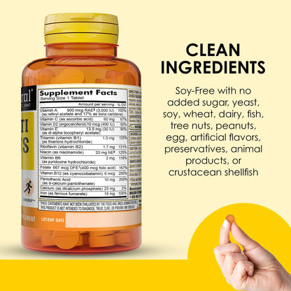 Mason Natural Daily Mini Multi Vitamins with Iron – 100 Day Supply (1 Pack)