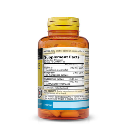 Mason Natural Glucosamine Complex + MSM with Vitamin C (90 Caps x 2)