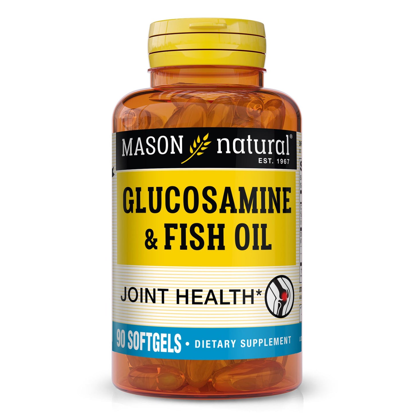 Mason Natural Glucosamine & Fish Oil - Joint Support, 1 Month Supply