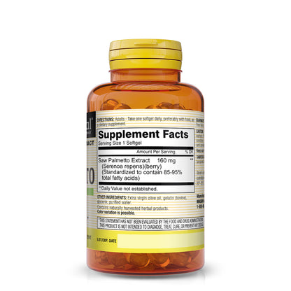 Mason Natural Saw Palmetto - Prostate Health Support, 500 mg