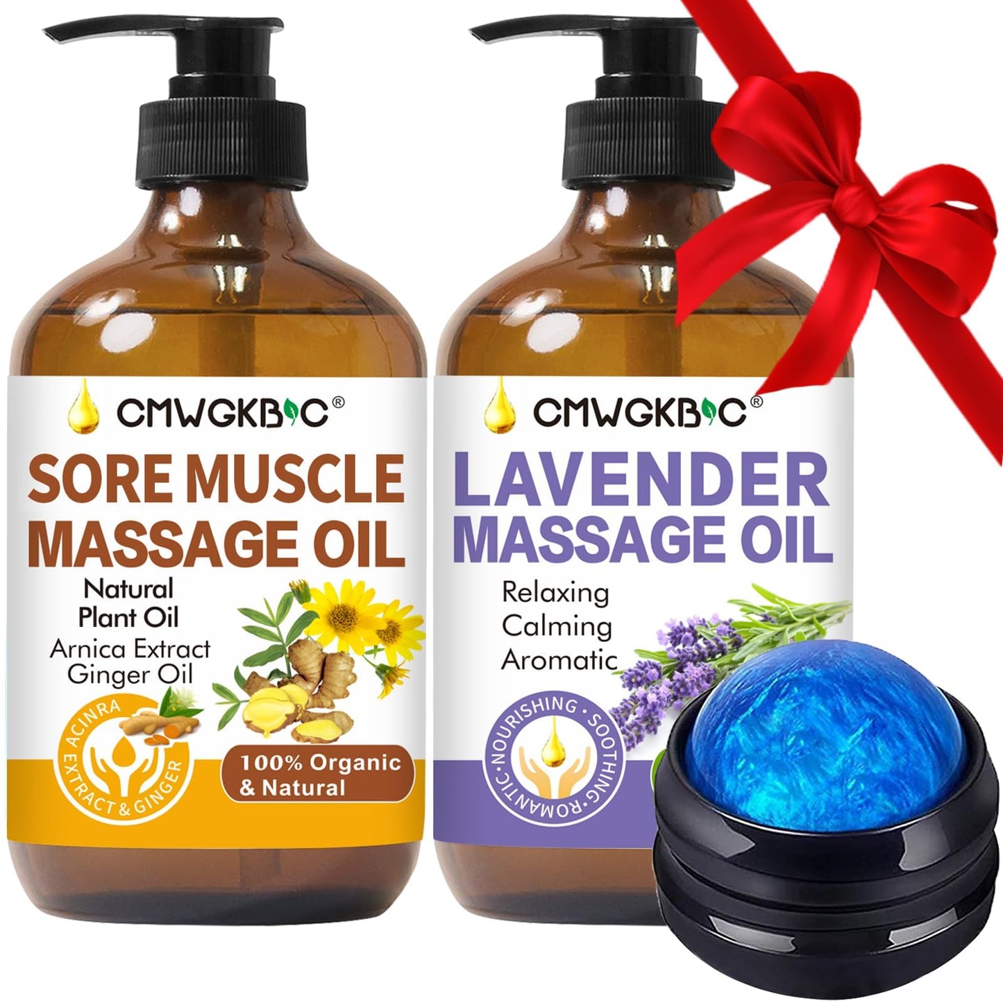 Massage Oil for Therapy - Ginger, Arnica & Lavender Oils