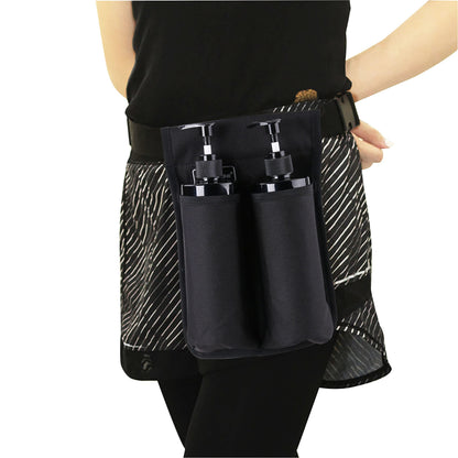 Massage Oil Holster Bag – Portable Massage Bottle Holder for Therapists (Black)