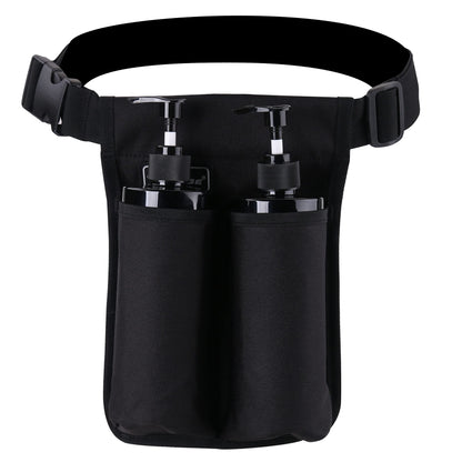 Massage Oil Holster Bag – Portable Massage Bottle Holder for Therapists (Black)