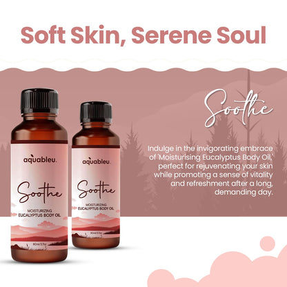 Eucalyptus Massage Oil – Soothing Aromatherapy (80ml) | Relaxation Gift