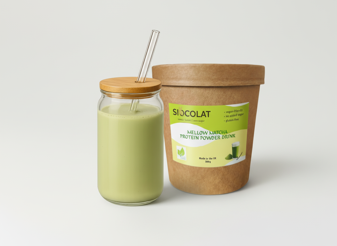 Mellow Matcha Protein Powder Drink 300g