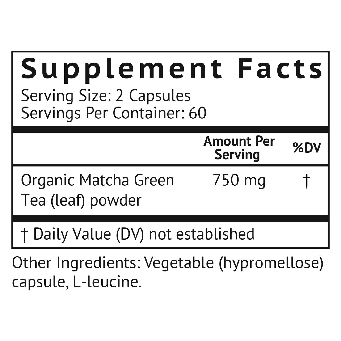 MATCHAMAX Organic Japanese Matcha Capsules | Pure Organic Green Tea Pills for Energy, Calm Focus & Antioxidants | Vegan | 120ct