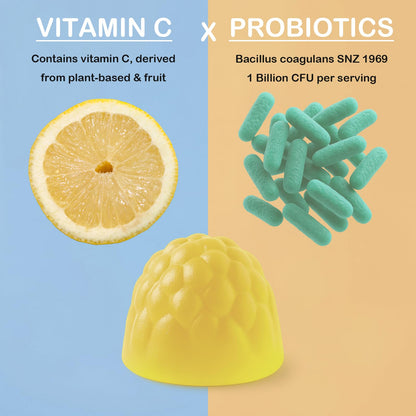 MATOP Premium Feminine Balance Gummies – pH Probiotic for Women, Lemon, Vegan