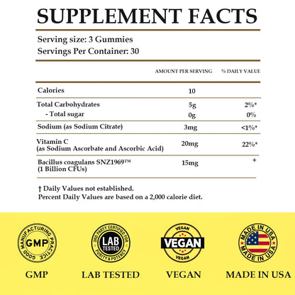 MATOP Premium Feminine Balance Gummies – pH Probiotic for Women, Lemon, Vegan