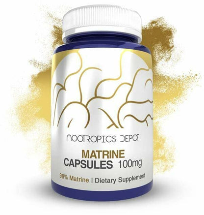 Matrine Capsules | 100mg | 98% | Sophora flavescens Extract | 60 ct