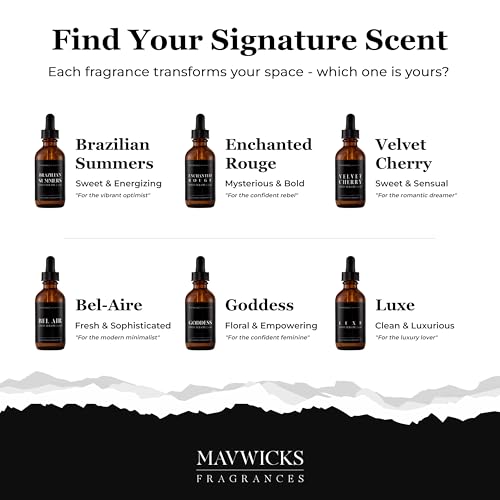 Mavwicks Diffuser Oil (Goddess) – 2oz Premium Essential Oil Blend for Aromatherapy Diffusers | Luxury Home Fragrance
