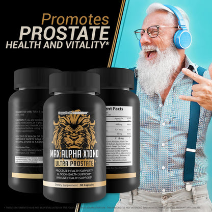 Max Alpha X10ND Ultra Prostate – Prostate Support, Blood Flow & Immune Health