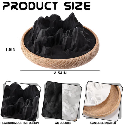 Maxdot Mountain Passive Stone Diffuser (2 Pcs) – Non-Electric Aromatherapy for Car, Home & Office