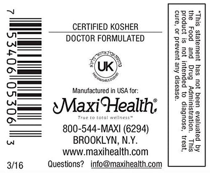 Maxi Health Multivitamin for Women & Men – Kosher, Non-GMO – 60 Capsules