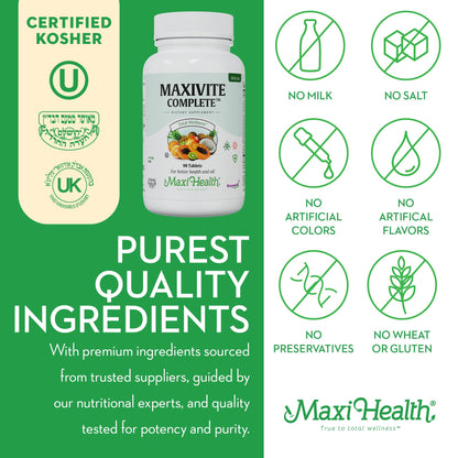 Maxi Health Complete Once Daily Multivitamin - Men & Women, 90 Tablets