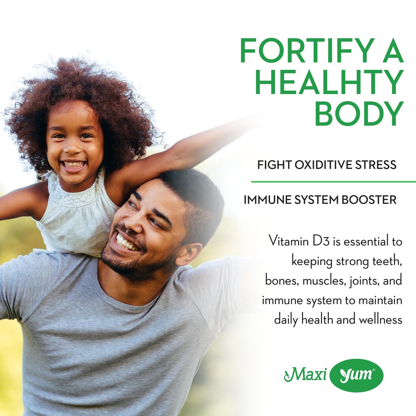 Maxi Health Vitamin D Gummies - 60 Count (1000 IU D3)