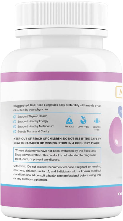 Maximize Within Thyroid Support for Women & Men | Focus, Clarity & Energy (60 Count, Pack of 2)