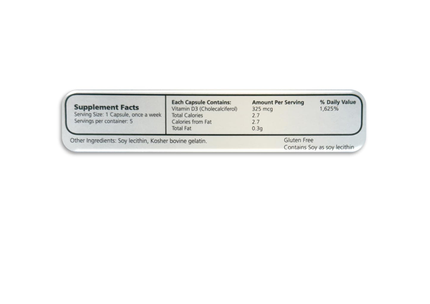 Maximum D3 13,000 IU Box – 60 Capsules (60-Week Supply) | Vitamin D3