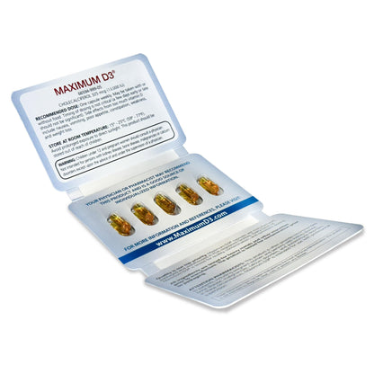 Maximum D3 13,000 IU – 5 Capsules Total (5-Week Supply) – Packaging May Vary