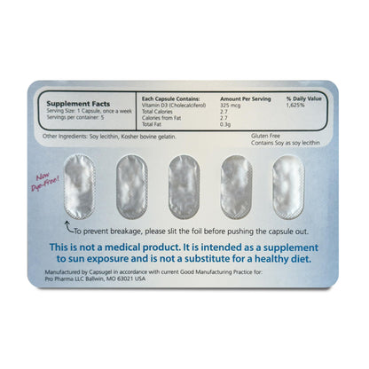 Maximum D3 13,000 IU Box – 60 Capsules (60-Week Supply) | Vitamin D3