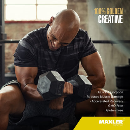 Maxler 100% Golden Creatine – Micronized Creatine Monohydrate Powder (600 g)