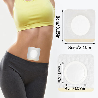 Maxqzin Castor Oil Patches – 50 Pcs Belly Button Self-Adhesive Wrap