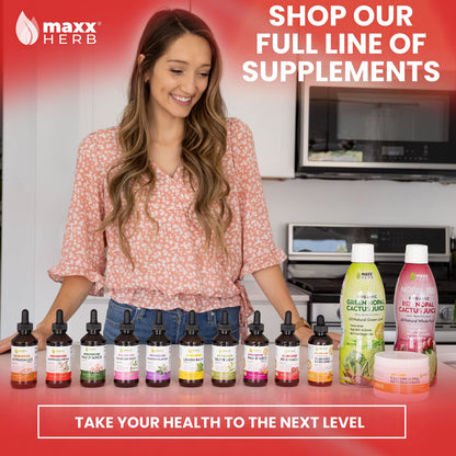 Maxx Herb Ashwagandha Extract – Max Strength Liquid Tincture, 4 oz (60 Servings)