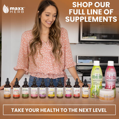 Maxx Herb Astragalus Root Extract – Max Strength Liquid Tincture for Immune Support & Mental Clarity | 4 oz (60 Servings)