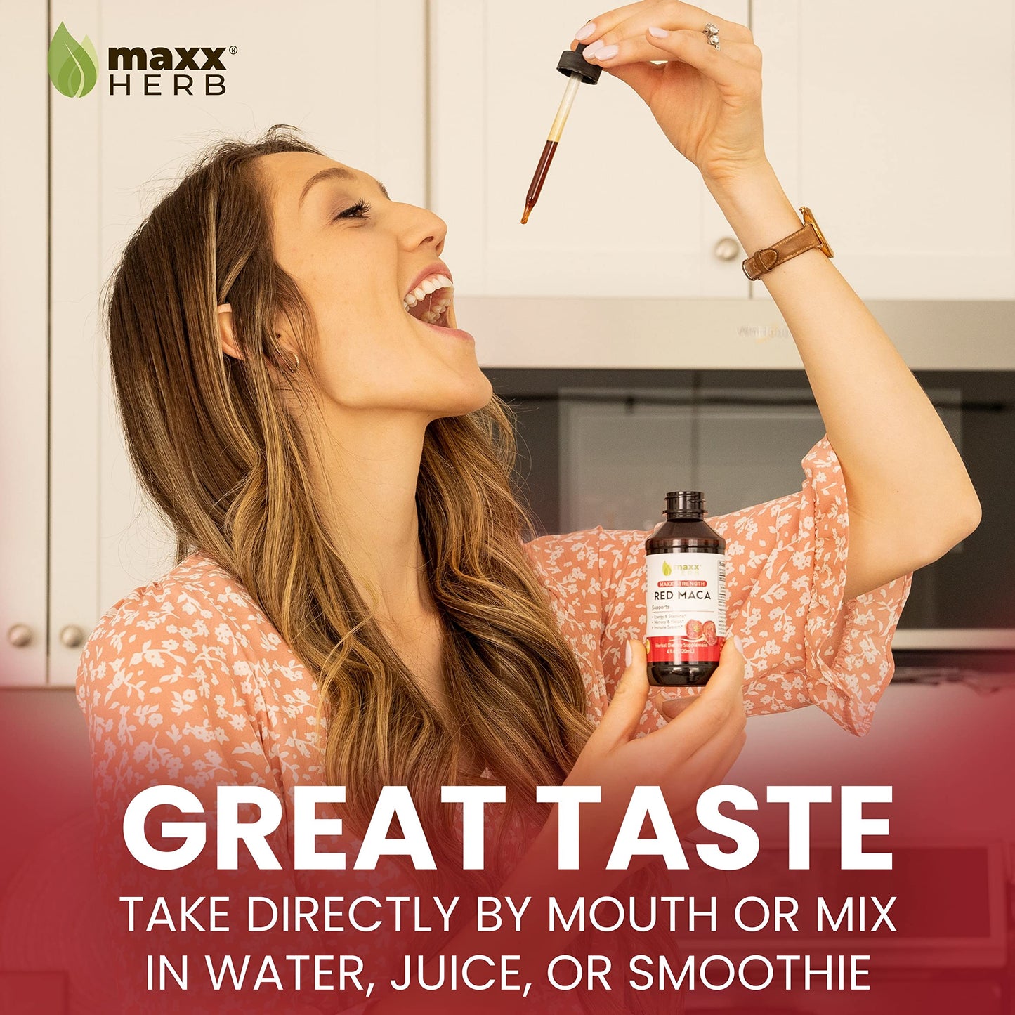 Maxx Herb Red Maca Root Extract | Max Strength Liquid Drops 4oz